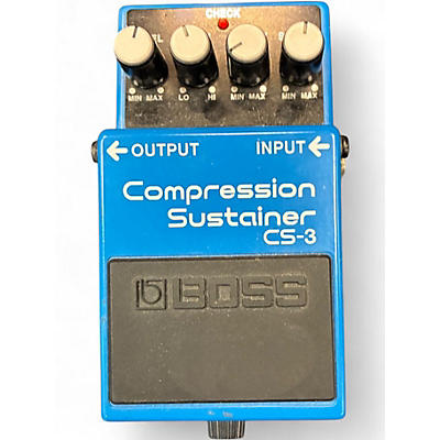 Used BOSS CS3 Compressor Sustainer Effect Pedal
