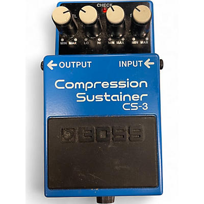 Used BOSS CS3 Compressor Sustainer Effect Pedal
