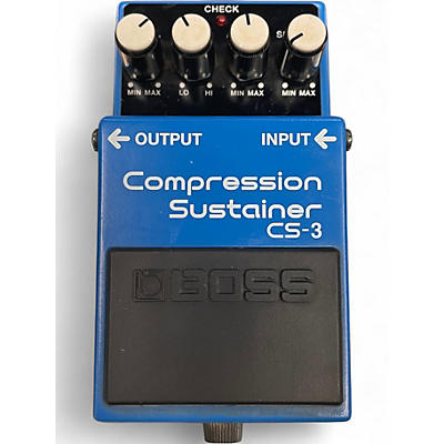 Used BOSS CS3 Compressor Sustainer Effect Pedal