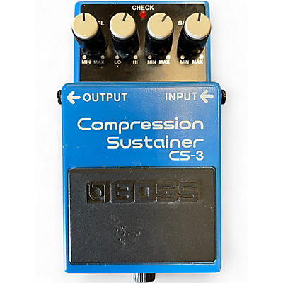 Used BOSS CS3 Compressor Sustainer Effect Pedal