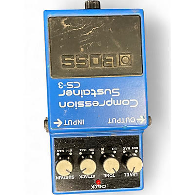 Used BOSS CS3 Compressor Sustainer Effect Pedal
