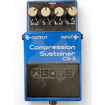 Used BOSS CS3 Compressor Sustainer Effect Pedal