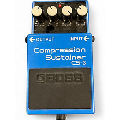 Used BOSS CS3 Compressor Sustainer Effect Pedal
