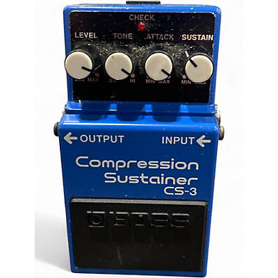 Used BOSS CS3 Compressor Sustainer Effect Pedal
