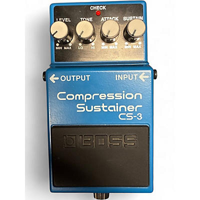 Used BOSS CS3 Compressor Sustainer Effect Pedal