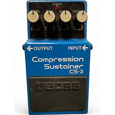 Used BOSS CS3 Compressor Sustainer Effect Pedal