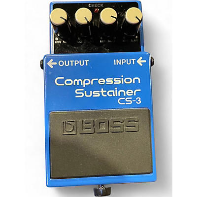 Used BOSS CS3 Compressor Sustainer Effect Pedal