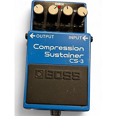 Used BOSS CS3 Compressor Sustainer Effect Pedal