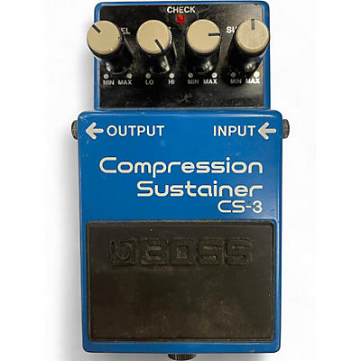 Used BOSS CS3 Compressor Sustainer Effect Pedal