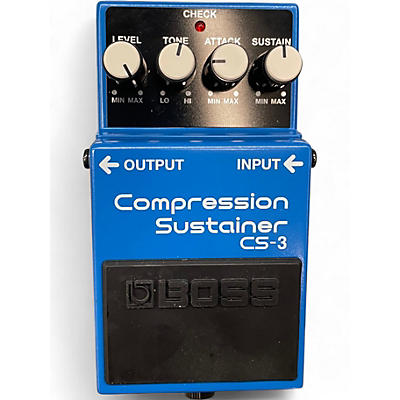 Used BOSS CS3 Compressor Sustainer Effect Pedal