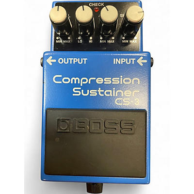 Used BOSS CS3 Compressor Sustainer Effect Pedal