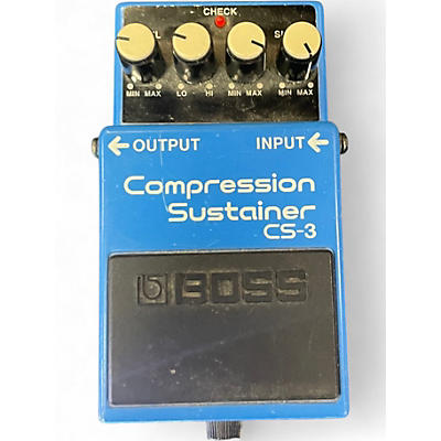 Used BOSS CS3 Compressor Sustainer Effect Pedal