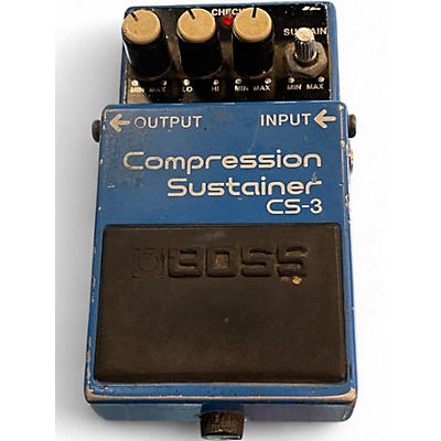 Used BOSS CS3 Compressor Sustainer Effect Pedal