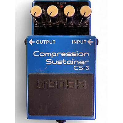 Used BOSS CS3 Compressor Sustainer Effect Pedal