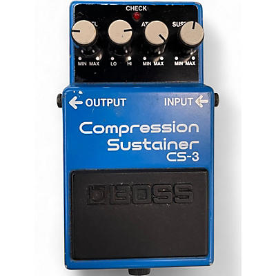 Used BOSS CS3 Compressor Sustainer Effect Pedal