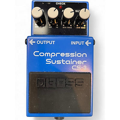 Used BOSS CS3 Compressor Sustainer Effect Pedal