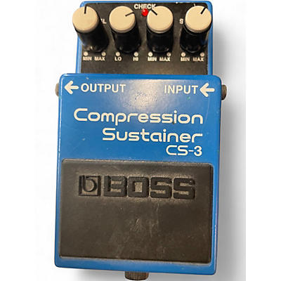 Used BOSS CS3 Compressor Sustainer Effect Pedal