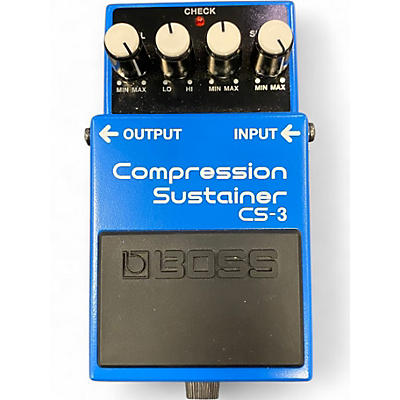 Used BOSS CS3 Compressor Sustainer Effect Pedal