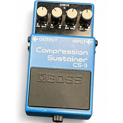 Used BOSS CS3 Compressor Sustainer Effect Pedal
