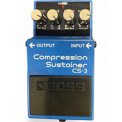 Used BOSS CS3 Compressor Sustainer Effect Pedal