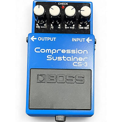 Used BOSS CS3 Compressor Sustainer Effect Pedal