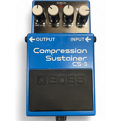 Used BOSS CS3 Compressor Sustainer Effect Pedal