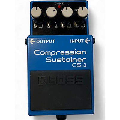 Used BOSS CS3 Compressor Sustainer Effect Pedal