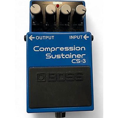 Used BOSS CS3 Compressor Sustainer Effect Pedal