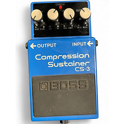 Used BOSS CS3 Compressor Sustainer Effect Pedal