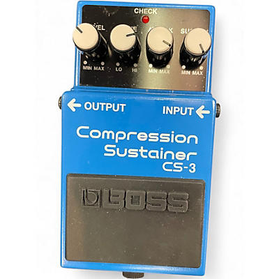 Used BOSS CS3 Compressor Sustainer Effect Pedal