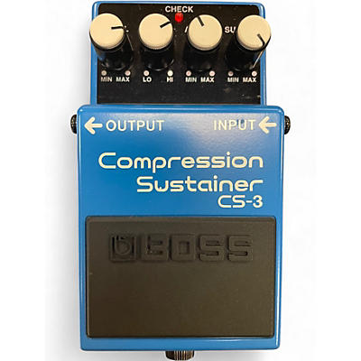 Used BOSS CS3 Compressor Sustainer Effect Pedal