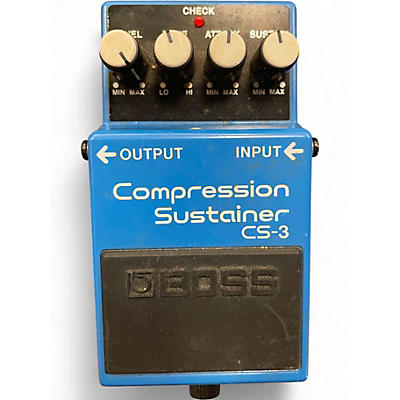 Used BOSS CS3 Compressor Sustainer Effect Pedal