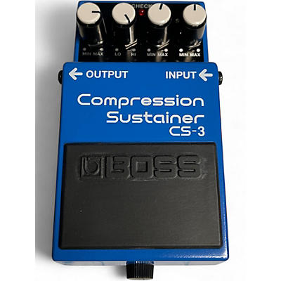 Used BOSS CS3 Compressor Sustainer Effect Pedal