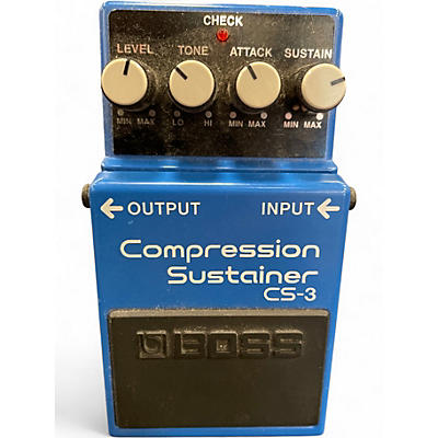 Used BOSS CS3 Compressor Sustainer Effect Pedal