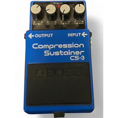 Used BOSS CS3 Compressor Sustainer Effect Pedal