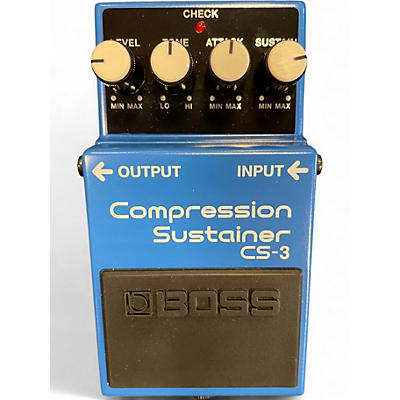 Used BOSS CS3 Compressor Sustainer Effect Pedal