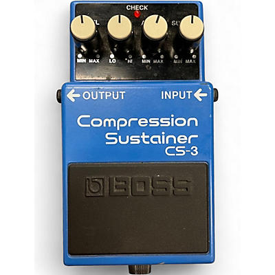 Used BOSS CS3 Compressor Sustainer Effect Pedal