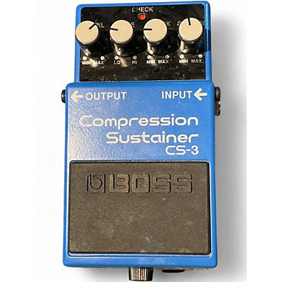 Used BOSS CS3 Compressor Sustainer Effect Pedal