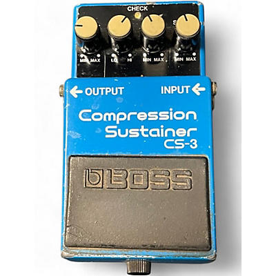 Used BOSS CS3 Compressor Sustainer Effect Pedal