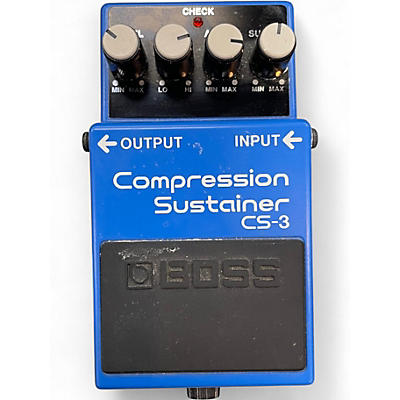 Used BOSS CS3 Compressor Sustainer Effect Pedal