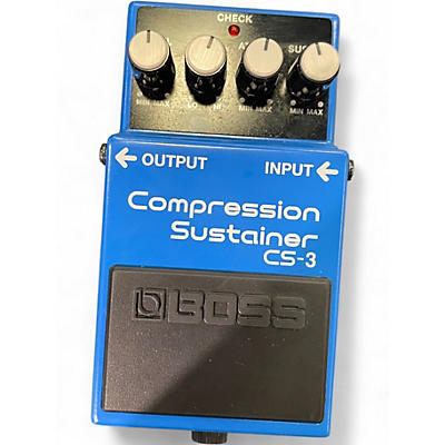 Used BOSS CS3 Compressor Sustainer Effect Pedal