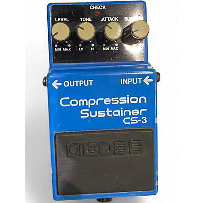 Used BOSS CS3 Compressor Sustainer Effect Pedal