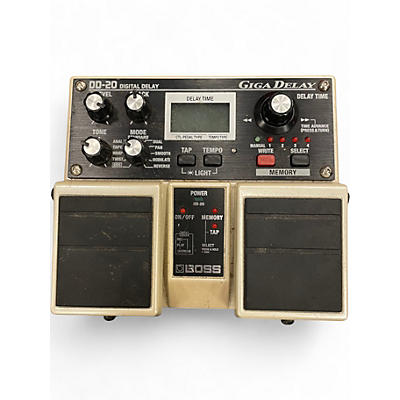 Used BOSS DD20 Giga Delay Effect Pedal