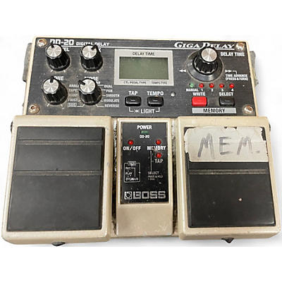 Used BOSS DD20 Giga Delay Effect Pedal