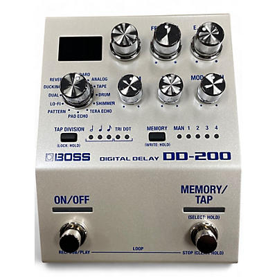 Used BOSS DD200 Digital Delay Effect Pedal