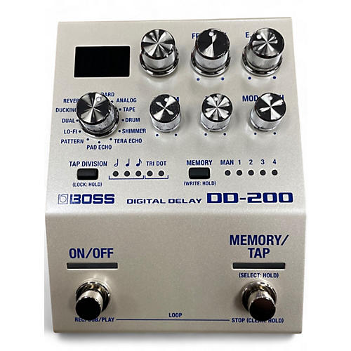 Used BOSS DD200 Digital Delay Effect Pedal