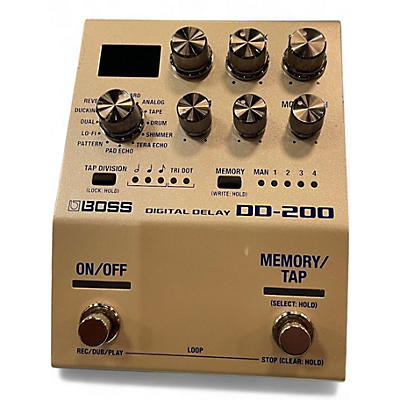 Used BOSS DD200 Digital Delay Effect Pedal