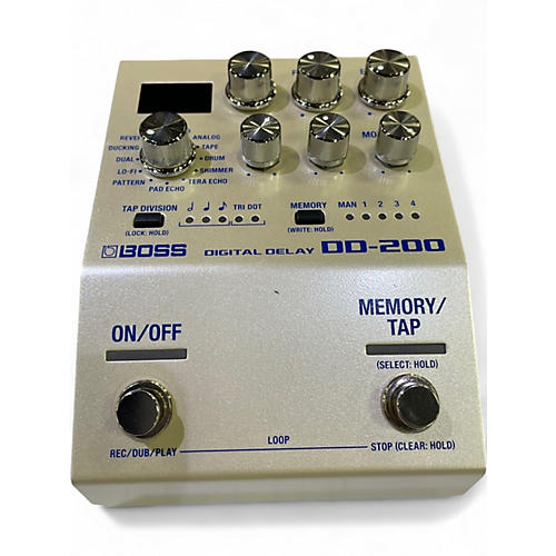 Used BOSS DD200 Digital Delay Effect Pedal