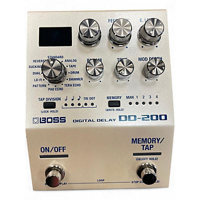 Used BOSS DD200 Digital Delay Effect Pedal