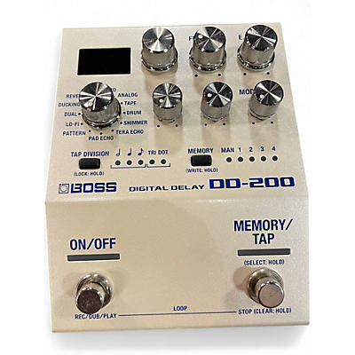 Used BOSS DD200 Digital Delay Effect Pedal